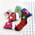 Fleece παχιά αρνί Fleece Χριστουγεννιάτικες κάλτσες